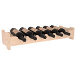 Wine Racks America - 6-Bottle Mini Scalloped Wine Rack, Pine, Satin Finish - Decorative 6 bottle rack with pressure-fit joints for stacking multiple units. This rack requires no hardware for assembly and is ready to use as soon as it arrives. Makes the perfect gift for any occasion. Stores wine on any flat surface.