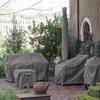 Ravenna Offset Patio Umbrella and Frame Cover/Premium Outdoor Furniture Cover
