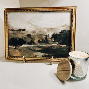 Collected Landscape Moment with Warm Candlelight — Gorgie Homes