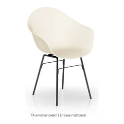 TA Armchair with ER Base by TOOU DESIGN - Armchairs And Accent Chairs