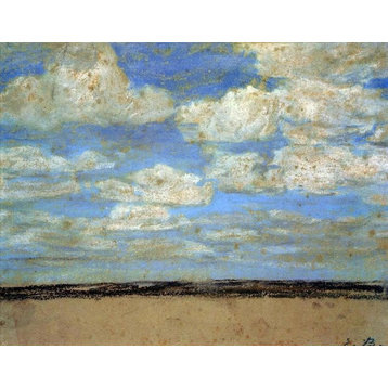 Eugene-Louis Boudin Fine Weather on the Estuary Wall Decal Print