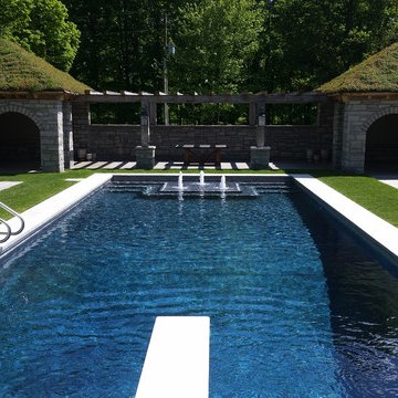 Black Diving Pool w/ Ledge
