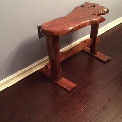 Live Edge Redwood Accent Table - Products