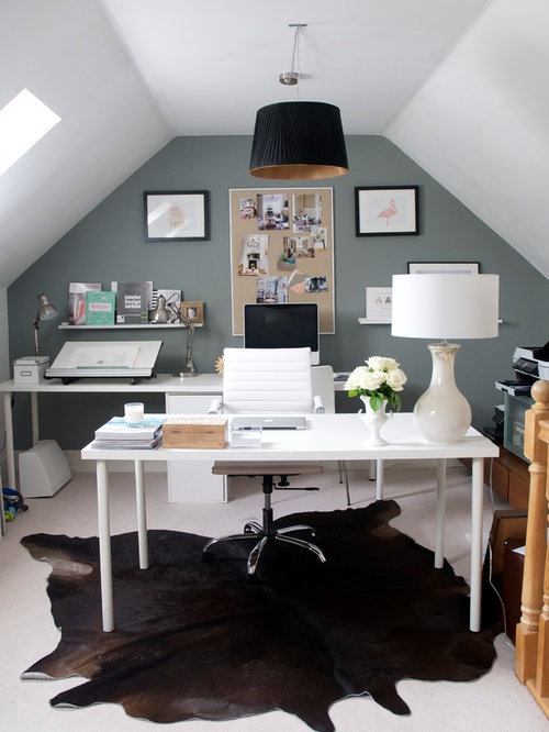 Traditional Home Office and Library Design Ideas, Renovations & Photos