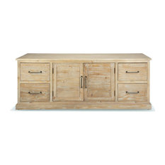 Stamford Rustic Wood Media Console