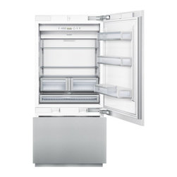 Thermador 36" Built-in Flush Bottom Freezer Refrigerator, Stainless | T36IB800SP - Refrigerators
