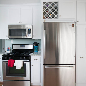 Additional storage and soften the mass of the refrigerator
