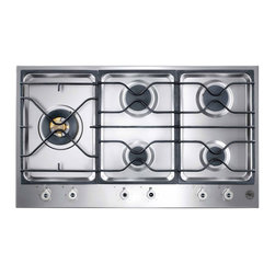 Bertazzoni 36" Design Series Segmented Cooktop, Stainless Steel | PM365S0X - Cooktops