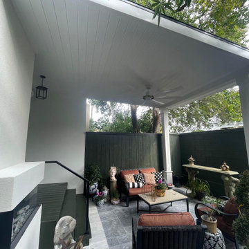 CRO Renovations: Patio Build - Overhang & Decking