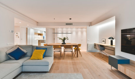 Casas Houzz: Sostenibilidad y confort en un piso para una familia