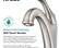 Arlo Single Handle 1-Hole Vessel Faucet Spot Free Stainless Steel with Drain