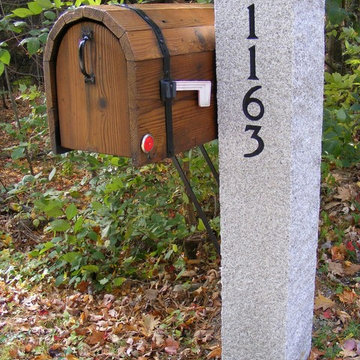 Granite Mailbox Posts