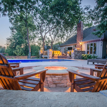 Outdoor Living Space + Pool