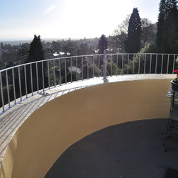 Curved Balcony Wall Rail - Home Fencing And Gates