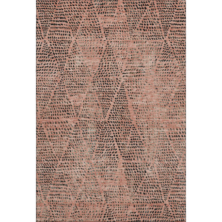 Premium Machine Washable Mayfield AMF591 Salmon 9' x 12' Rug