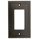 Cosmas - Cosmas 25000-ORB Oil Rubbed Bronze Single GFCI / Decora Wall Plate - Finish: Oil Rubbed Bronze