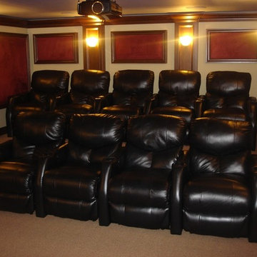 Custom Home Theatre-Old Brookville, NY