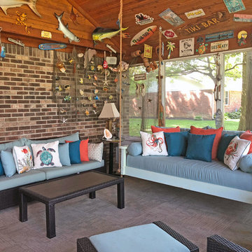 Beachy Sunbrella sunroom update