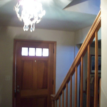 hallways wallpaper removal and paint after