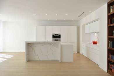 Minimalist kitchen photo in DC Metro