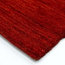 Plain Gabbeh Wool Rug, Rusty Red, 300x250 cm