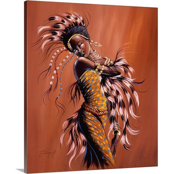 "Festive Dancer" Wrapped Canvas Art Print, 30"x36"x1.5"