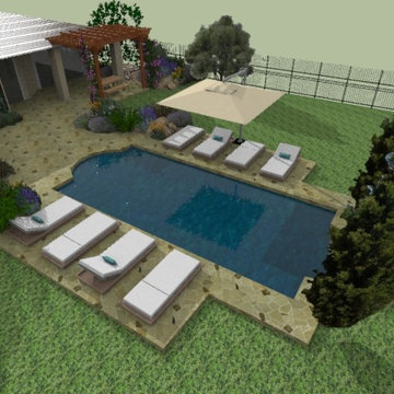 Provence Backyard