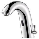 Vinnova Inc - Jumilla Automatic Sensor Touchless Bathroom Faucet, Polished Chrome - Good hygiene has never been more important than it is today. The Jumilla Touchless Faucet by Vinnova blends exceptional cleanliness with modern style, featuring hands-free operation and a sleek, streamlined appearance. Provide your family and guests with a healthier, effortless washing experience while accenting your bathroom's decor.