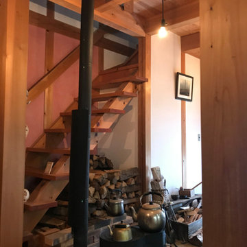 階段と通り縄