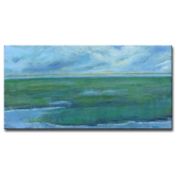 Low Ground' Canvas by Leslie Owens, 24"x12"