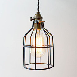 Speakeasy Cage Light - Ceiling Lighting