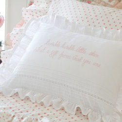 Taylor Linens - Twinkle Twinkle Little Star Pink Pillow - Decorative Pillows