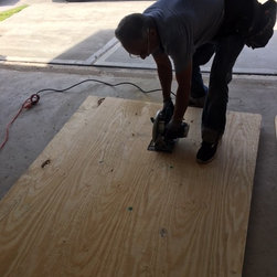 Attic Plywood Flooring Installed - Air Conditioner Accessories
