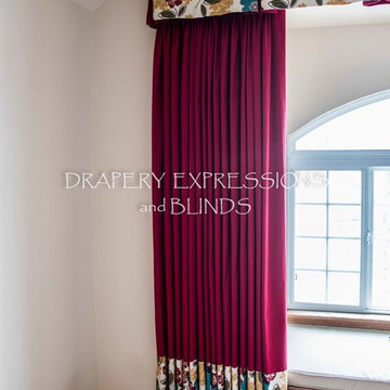 Box pleat valance and panels