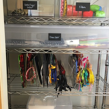 gift wrapping station/closet