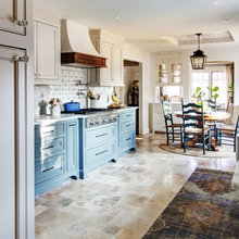 French Blue Cottage Kitchen Remodel