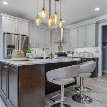 Two-Finish Kitchen Design Sanford, NC