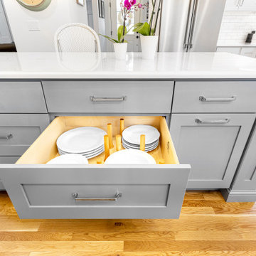 Sophisticated and Subtle Kitchen Addition | Sudbury, MA