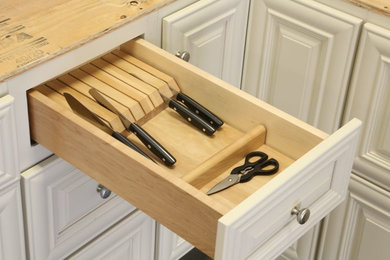 Cabinets To Go Kitchen Accessories: Knife and Silverware Storage