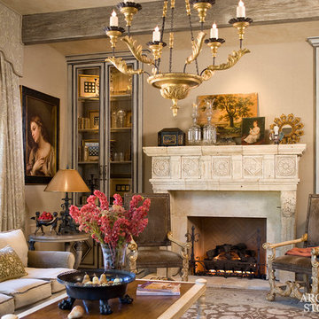 Reclaimed & Rustic Hand carved living room Fireplace Mantel