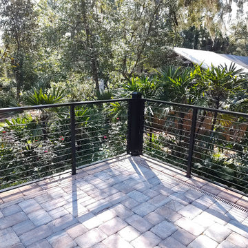 Exterior Aluminum Cable Railing