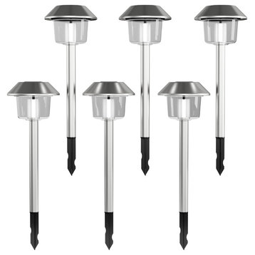 Solar Pathway Lights- 17" Stake Lighting Set of 6 by Pure Garden