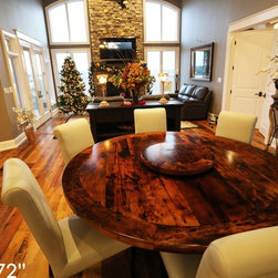 Round Reclaimed Wood Tables - Dining Tables