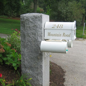Granite Mailbox Posts