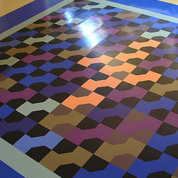 Painted Area Rugs - Area Rugs