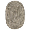 Colonial Mills Rug Laffite Tweed Gray Oval, 12x15'