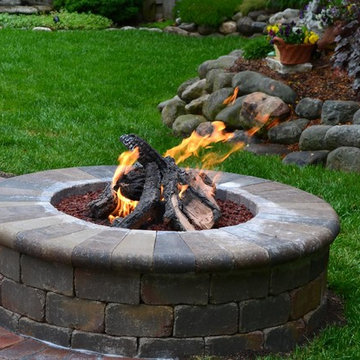 Custom Gas Block Fire Pit