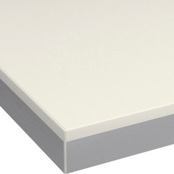 NUMER&Auml;R Countertop, white metal effect edge - Kitchen Countertops