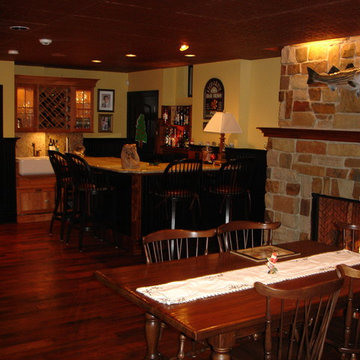Irish bar in the basement