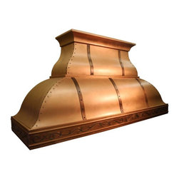 Copper Range Hood | Belle | Vogler - Range Hoods And Vents
